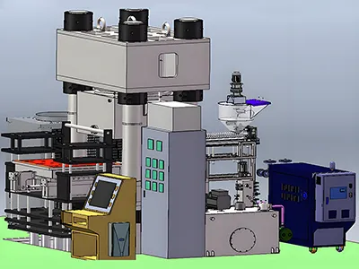 SMC Injection Compression Molding Press